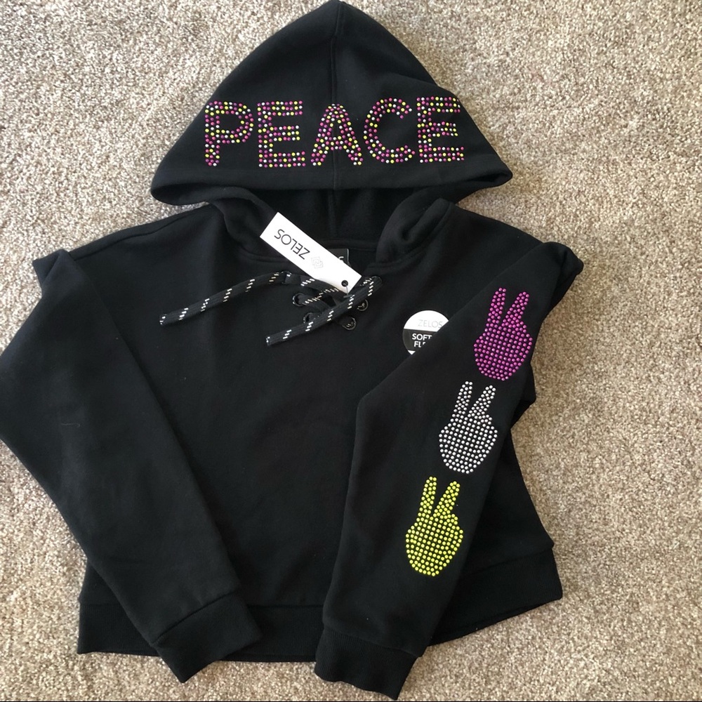Zelo’s Girls Black Hoodie Sz XL
